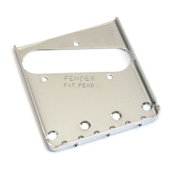 Fender American Vintage 3-Saddle Telecaster Bridge Plate, Chrome 0054162049