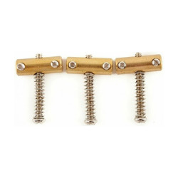 Fender Tele Compensated Brass Saddles, Set of 3 0058544049