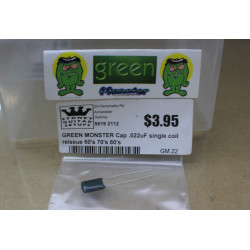 Green Monster 0.022U/2A223J Polyester Film Capacitors for Electric Guitar/Amplifier