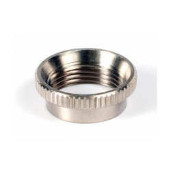 Deep Thread Round Nut, Nickel, for Switchcraft Switches EP-4923-001