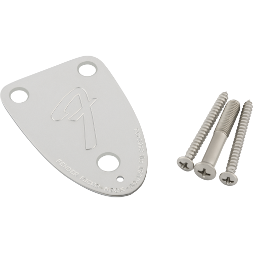 Fender '70s Style 3 Three Bolt "F" Guitar Neck Plate 0054525049