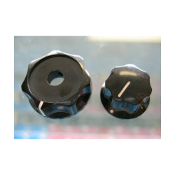Fender Concentric Jazz Bass Knob Black 0049411049