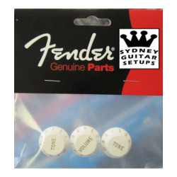 Parchment Fender Stratocaster Knob set 0056254049