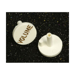 Parchment Fender USA Stratocaster S-1 Volume Knob Caps 0059266049