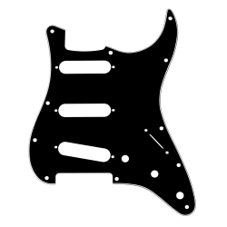 BLACK Fender American Series Stratocaster Strat  Pickguard SSS 0991359000