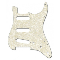FENDER Strat Pickguard Aged White Pearl AM STD 11 hole 0992140001
