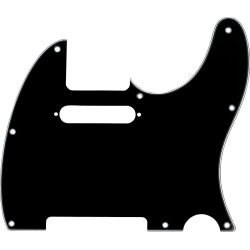 FENDER Tele Scratch Plate 8 hole Black USA 0991356000