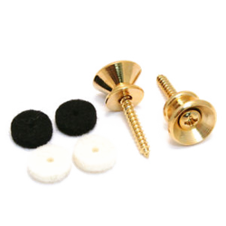 Fender Strap Button Set Gold Vintage Size 0018916049