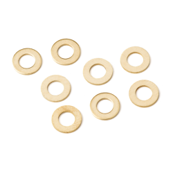 Truss Rod Washers, Vintage Guitar/Bass, .204x.367, Brass (12)  0022335049