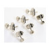 GROVER Deluxe vintage series 3 a side Kluson button 14:1 ratio nickel 133N