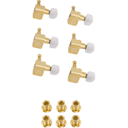 Fender Deluxe Cast/Sealed Guitar Tuning Machines with Pearl Buttons 0990846200
