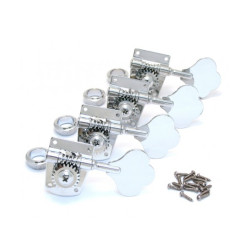 Fender Bass Tuners, Mexico Standard And Highway 1 Series, Chrome, Set of 4 0036400049