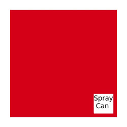 Hot Rod Red Nitrocellulose Lacquer 400g Spray Can Guitar paint