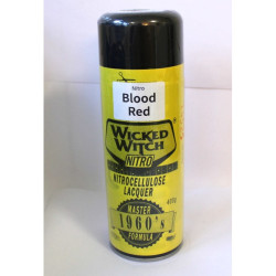 Blood Red Nitrocellulose Lacquer 400g Spray Can NBR